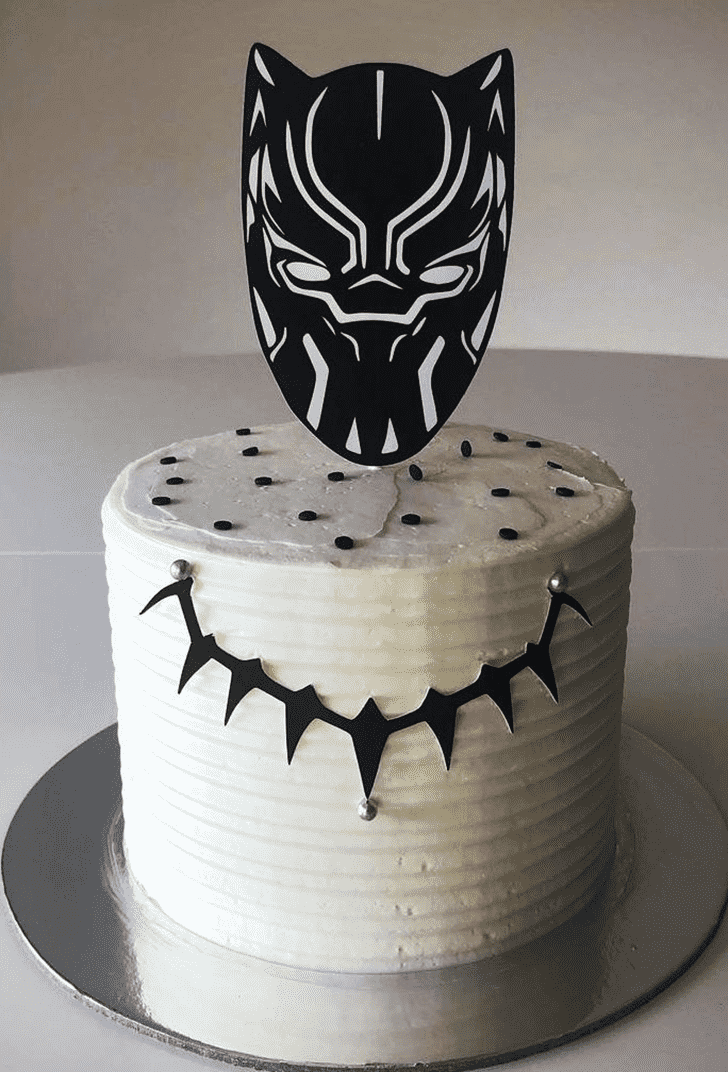 Delicate Wakanda Forever Cake