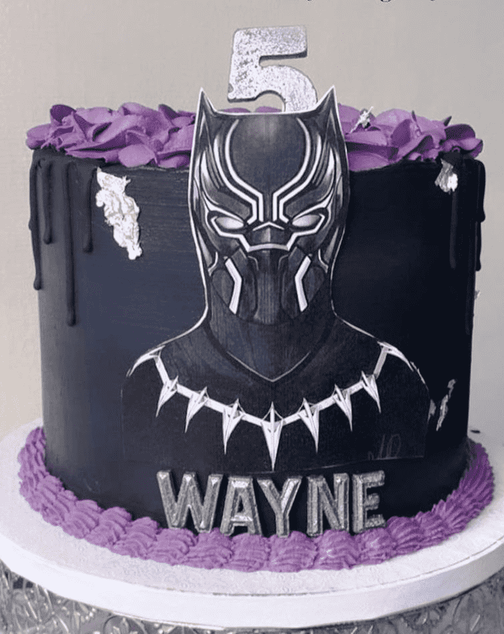 Pleasing Wakanda Forever Cake