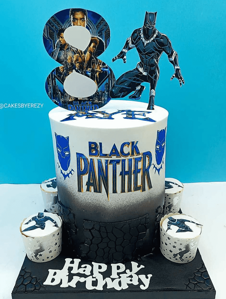 Radiant Wakanda Forever Cake