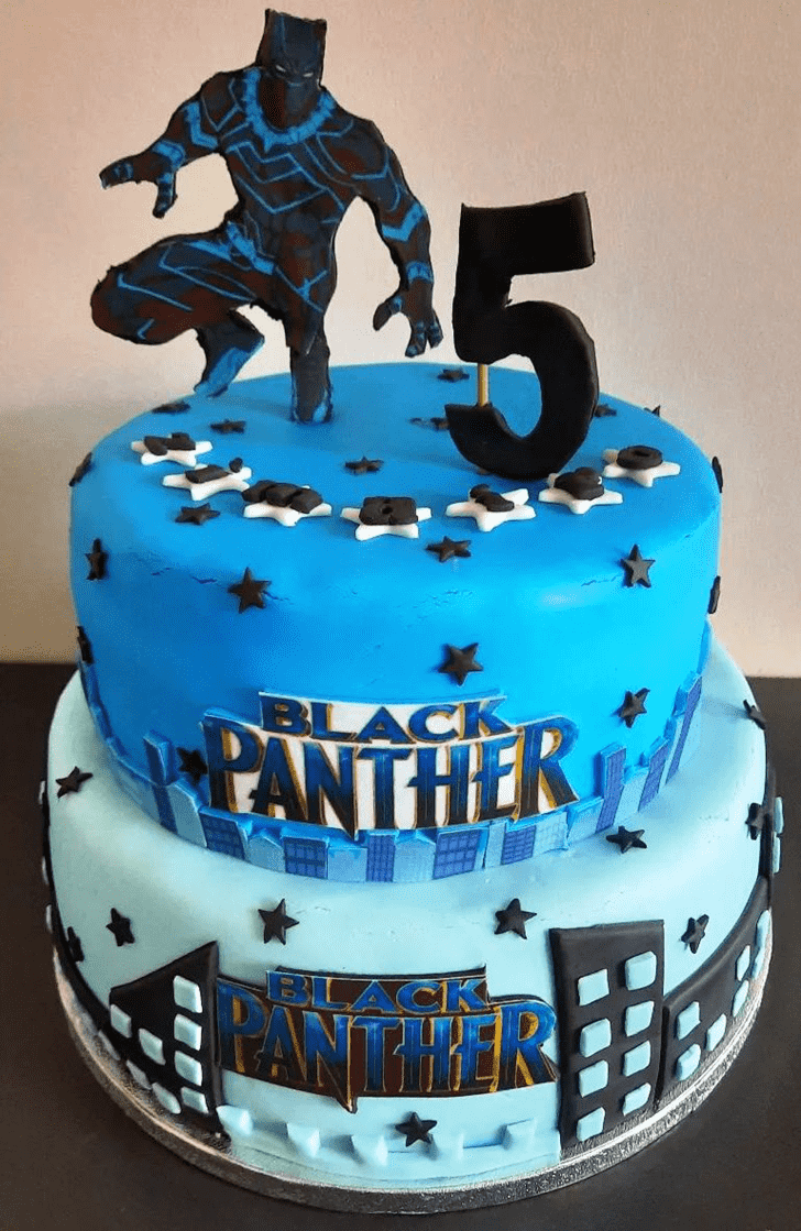 Refined Wakanda Forever Cake