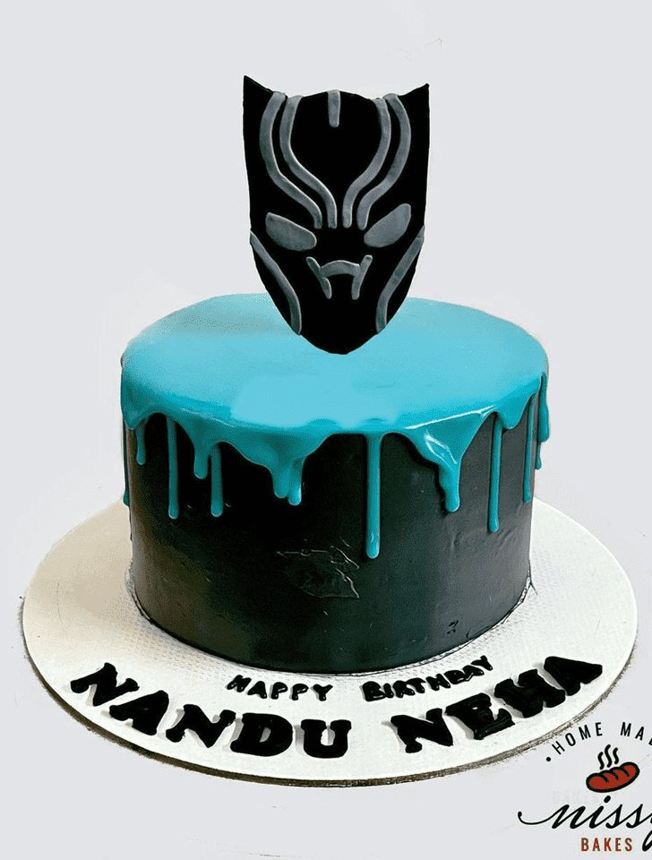 Slightly Wakanda Forever Cake