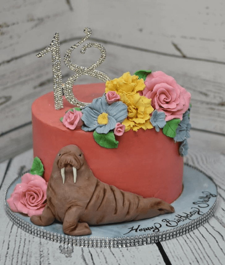 Charming Walrus Cake