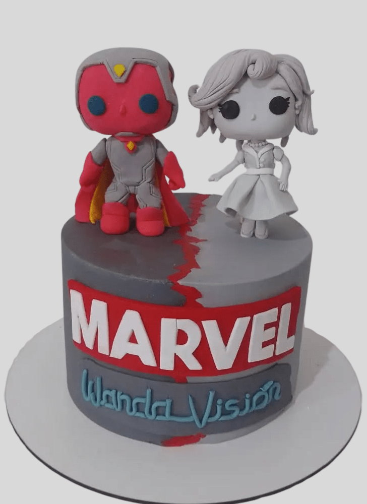 Admirable WandaVision Cake Design