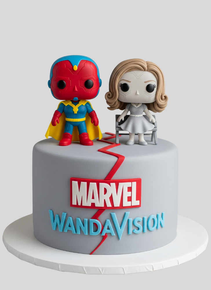 Appealing WandaVision Cake