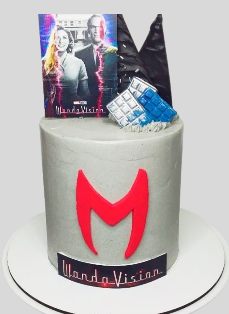 Dazzling WandaVision Cake
