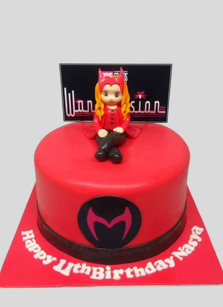 Divine WandaVision Cake