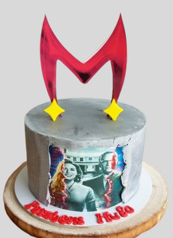 Enthralling WandaVision Cake