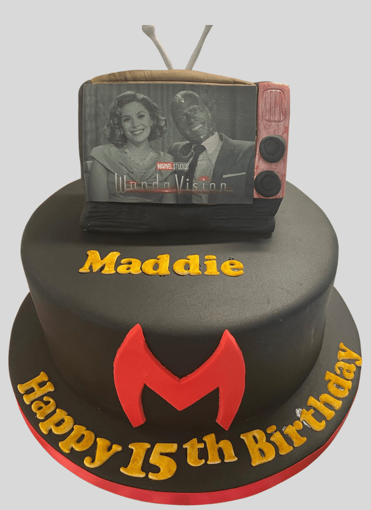 Exquisite WandaVision Cake