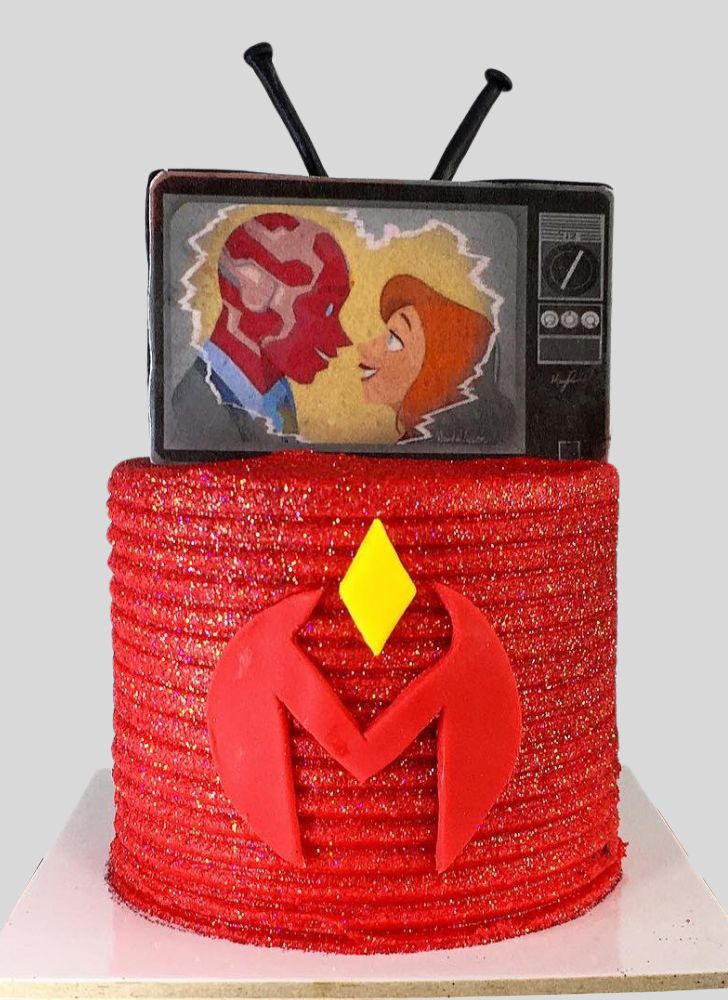 Fair WandaVision Cake