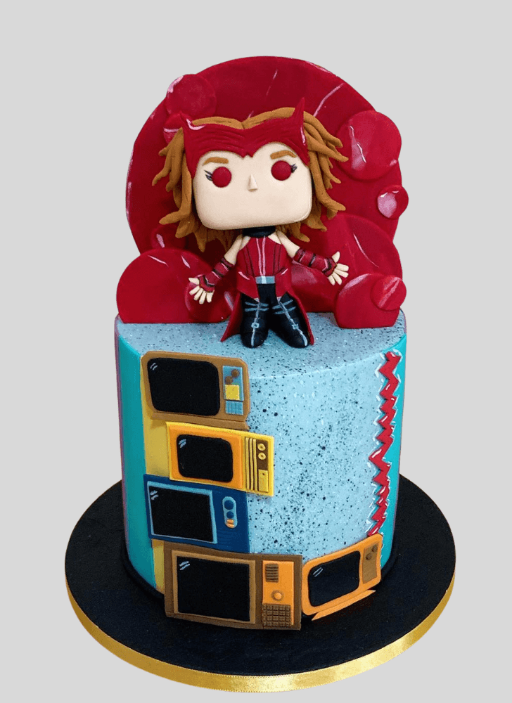 Fascinating WandaVision Cake