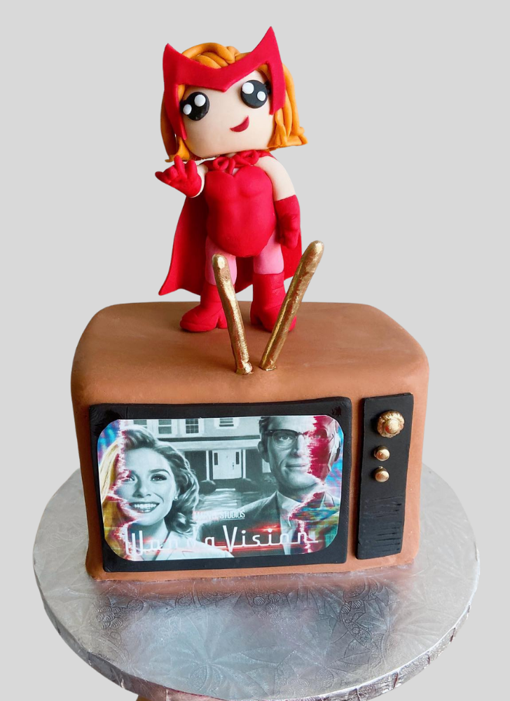 Grand WandaVision Cake