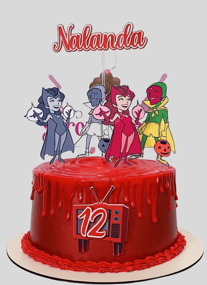 Handsome WandaVision Cake