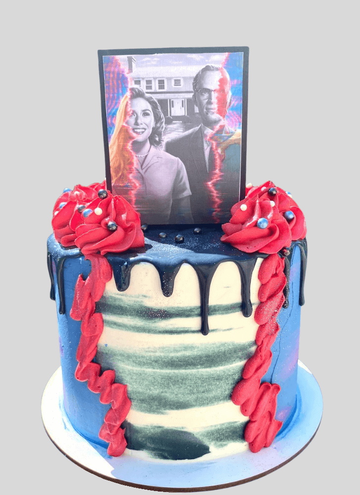 Radiant WandaVision Cake