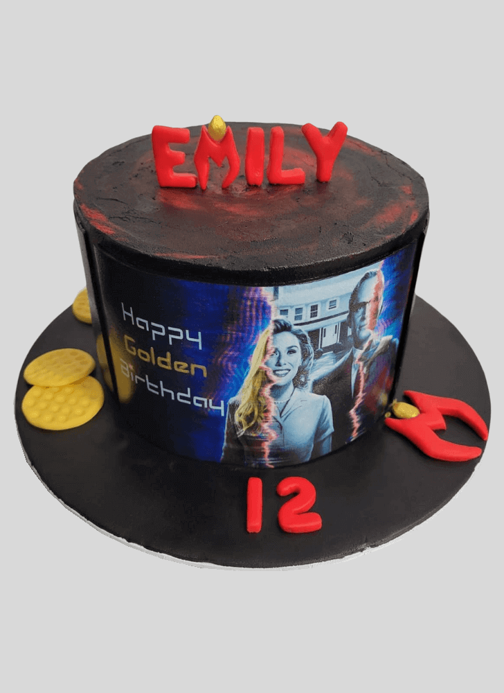 Superb WandaVision Cake