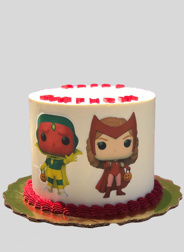 Wonderful WandaVision Cake Design