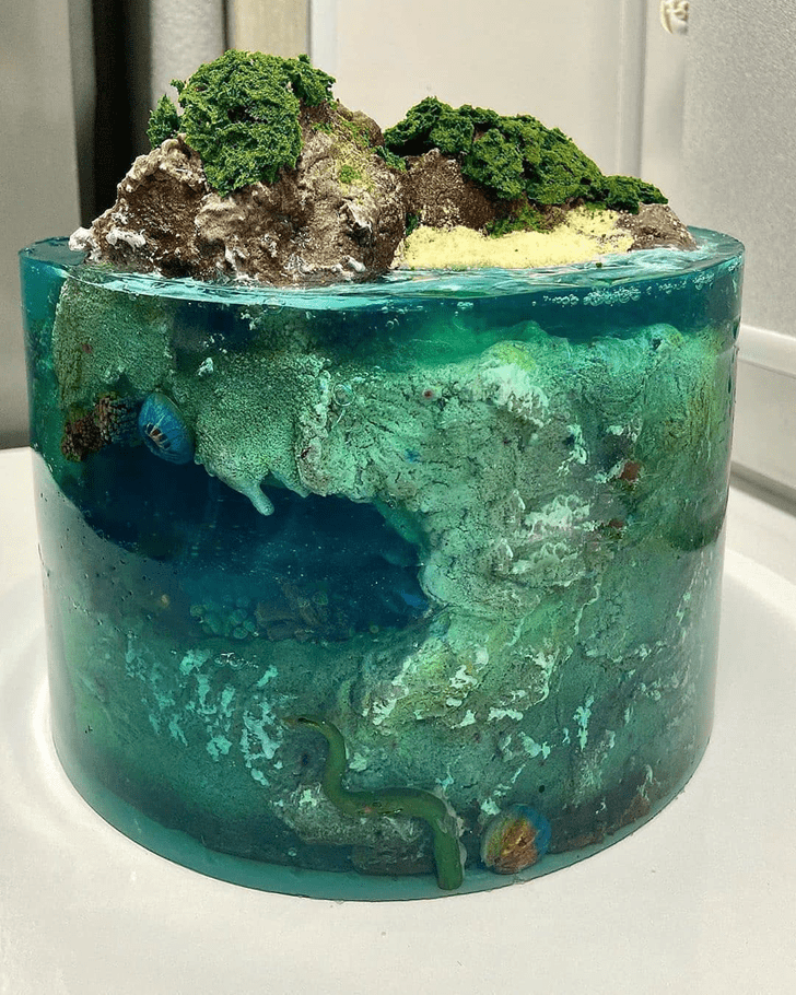Admirable Water Cake Design