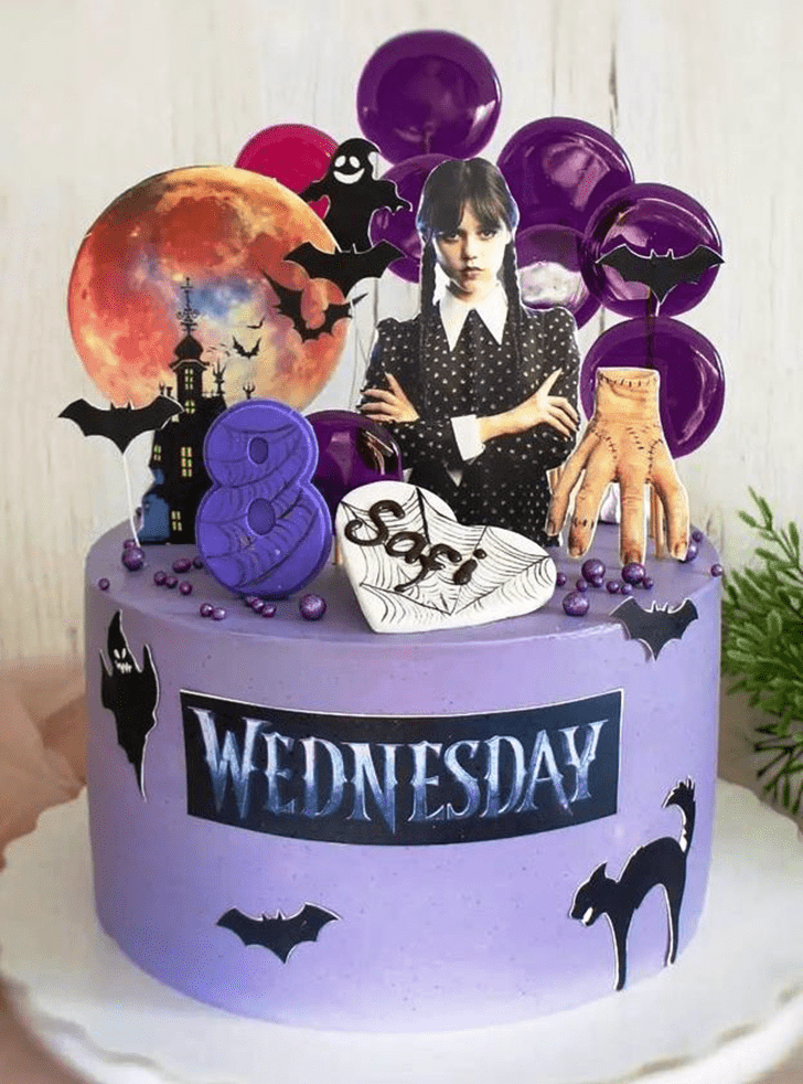 Mesmeric Wednesday Cake