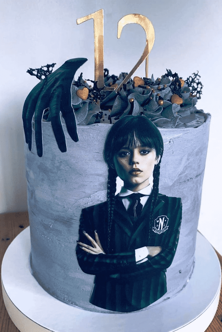 Wednesday Addams Cake Topper/wednesday Cake Topper/merlina Cake  Topper/custom Cake Topper/addams Family Party Decor/wednesday Custom Topper  - Etsy