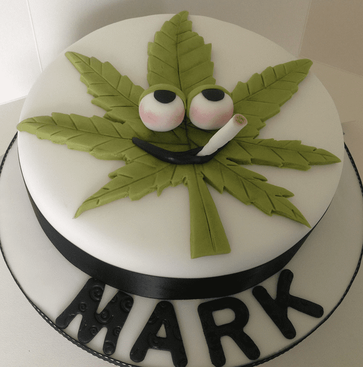 Admirable Weed Cake Design