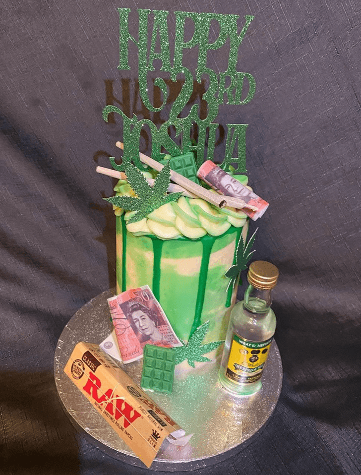 Inviting Weed Cake