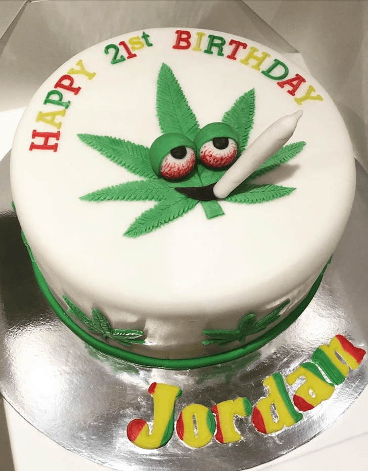 Pretty Weed Cake