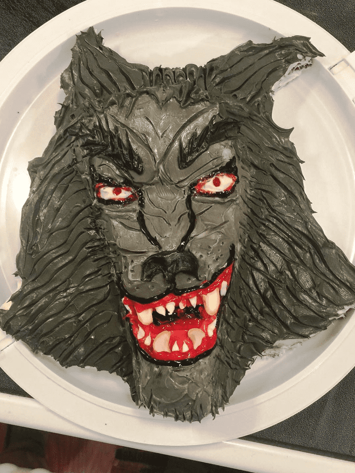Inviting Werewolf Cake