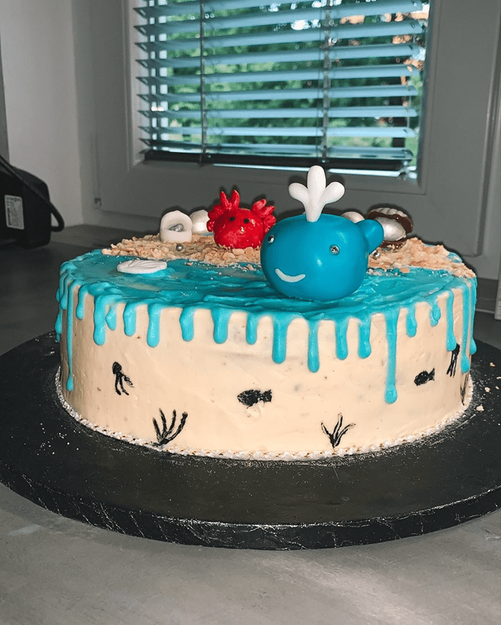 Admirable Whale Cake Design