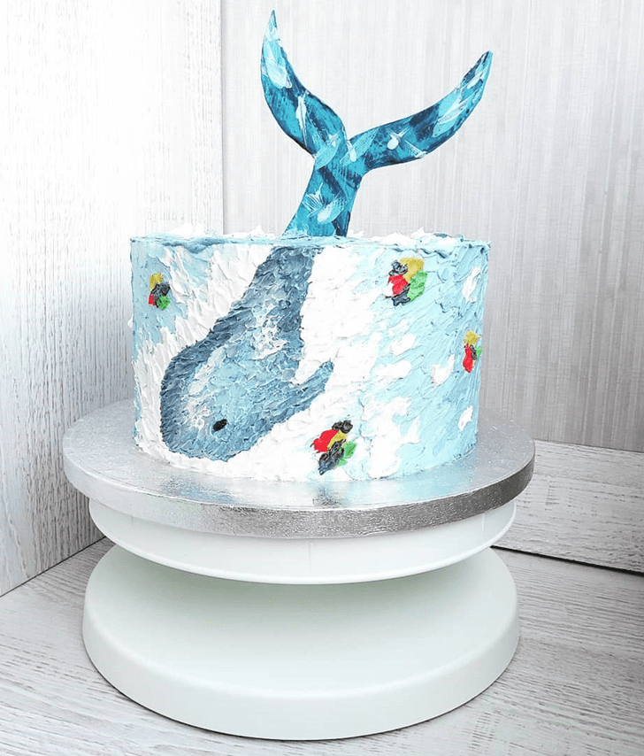 Appealing Whale Cake