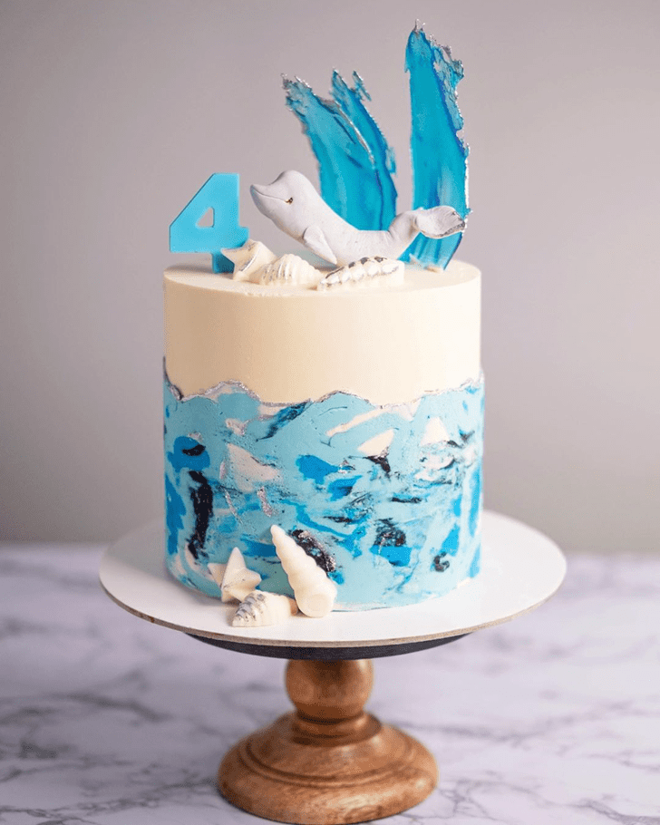 Classy Whale Cake