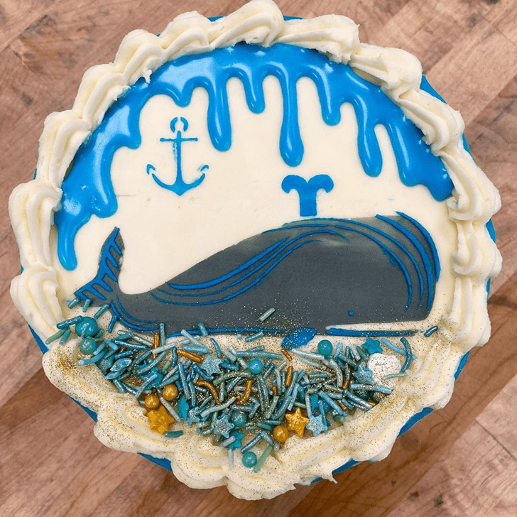 Delightful Whale Cake