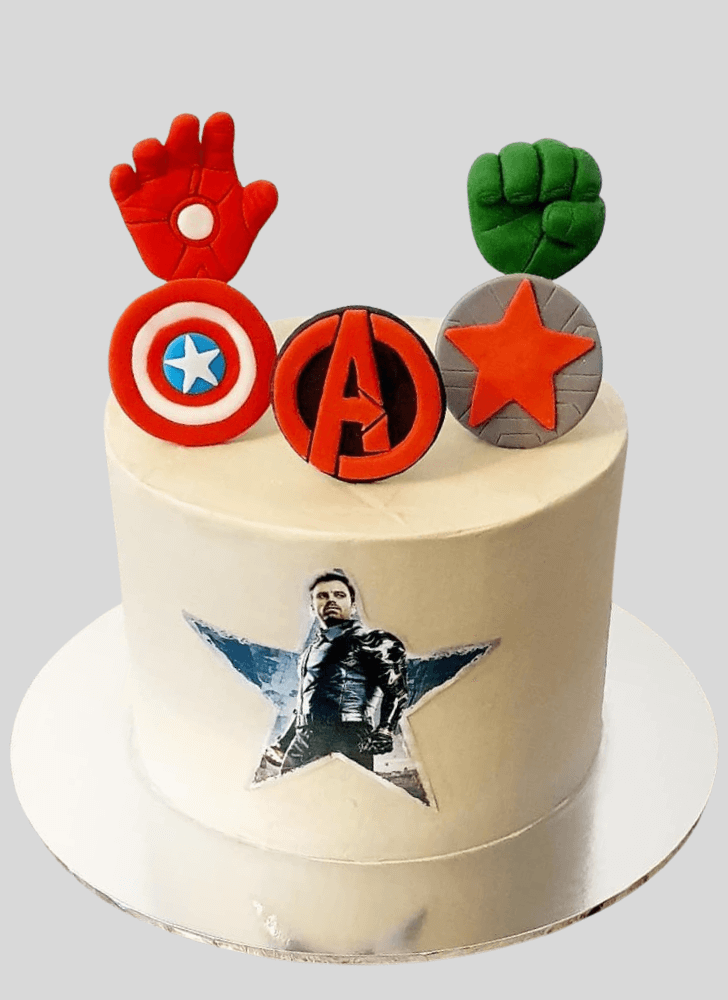 Fair Winter Soldier Cake