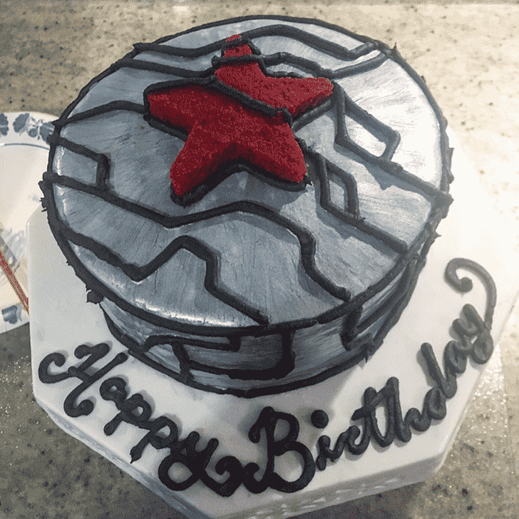Angelic Winter Soldier Cake