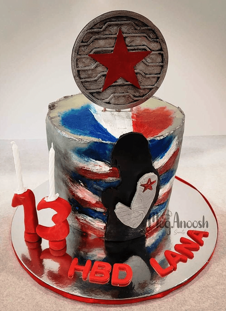 Delicate Winter Soldier Cake