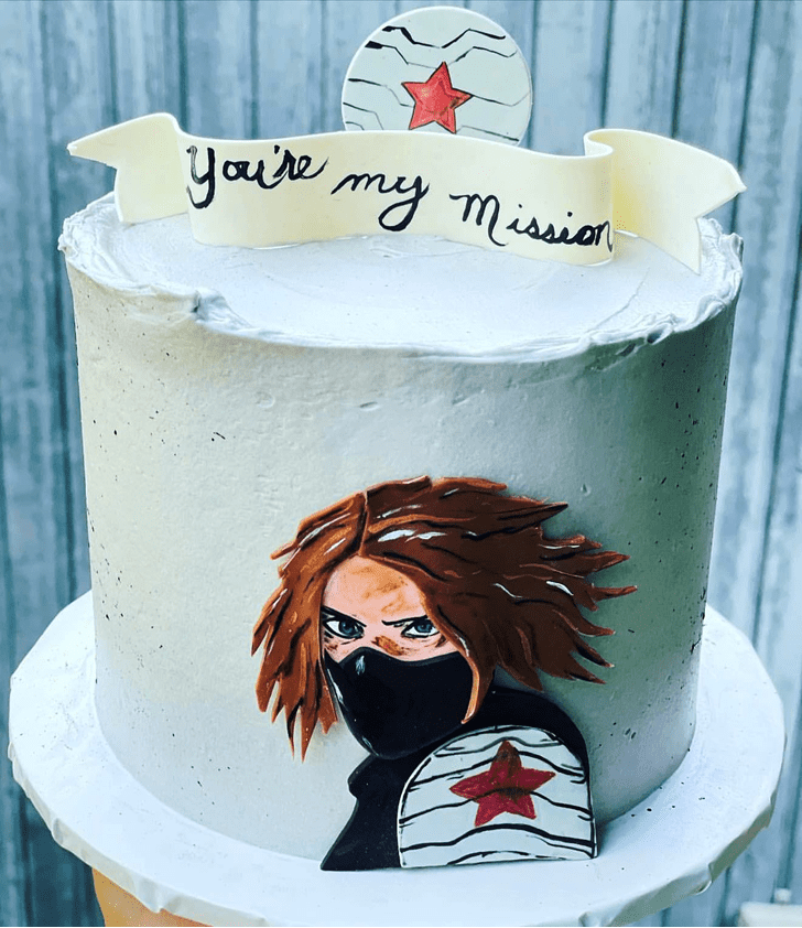 Enthralling Winter Soldier Cake