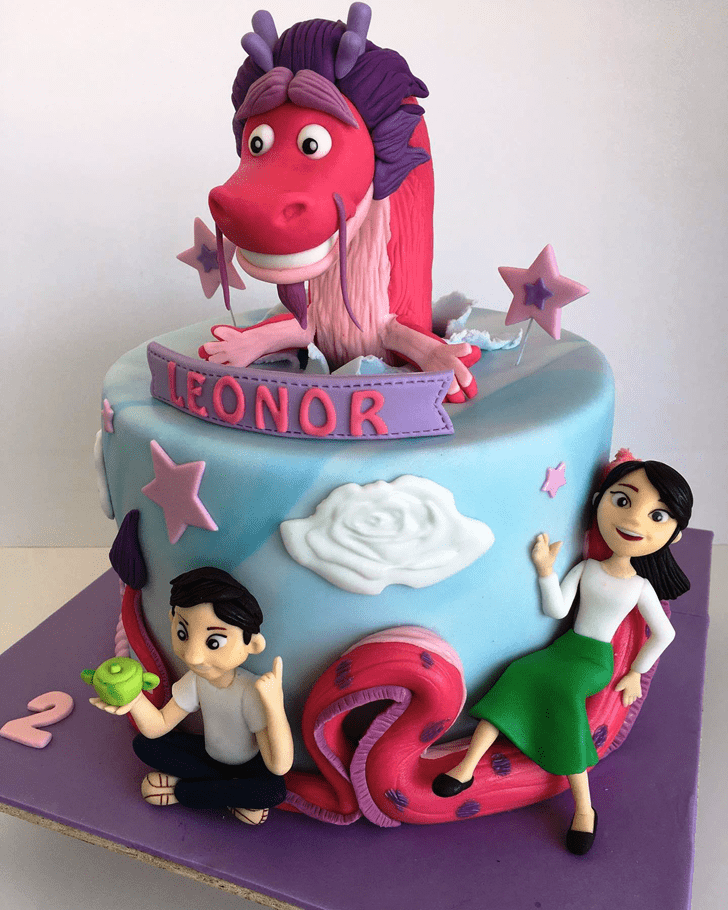 Admirable Wish Dragon Cake Design