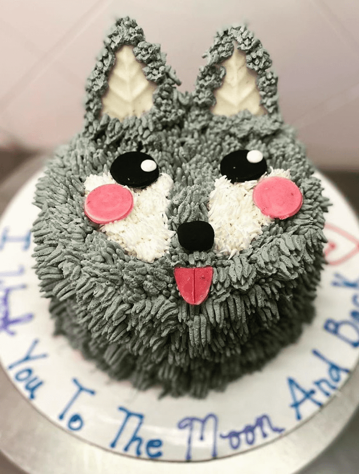 Adorable Wolf Cake