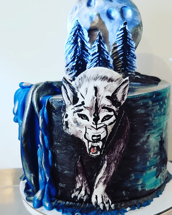 Captivating Wolf Cake