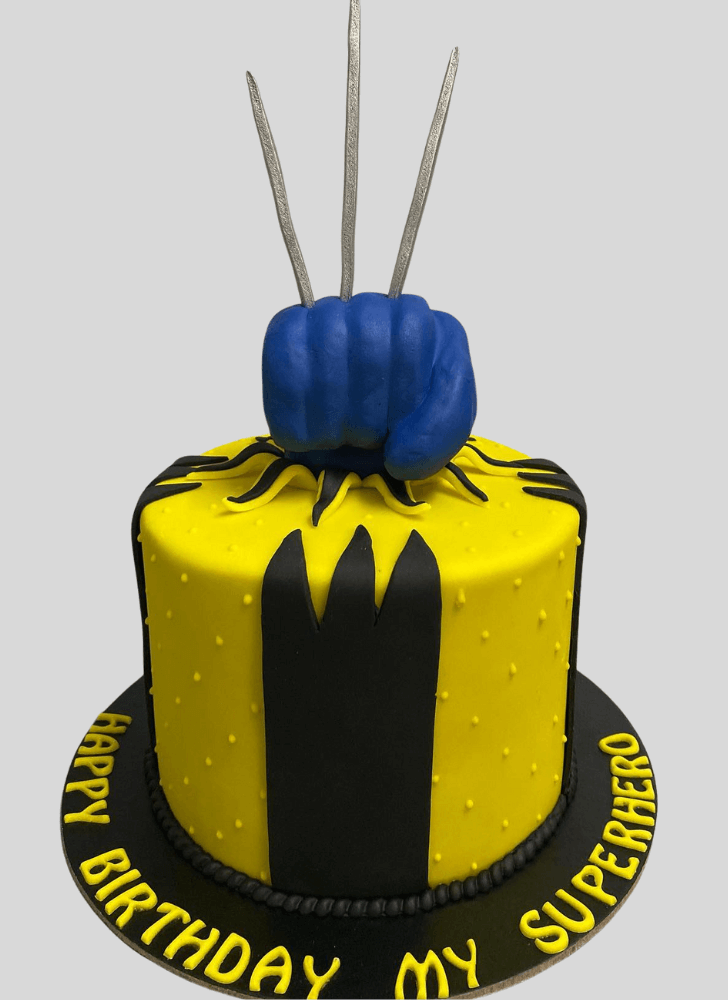 Admirable Wolverine Cake Design
