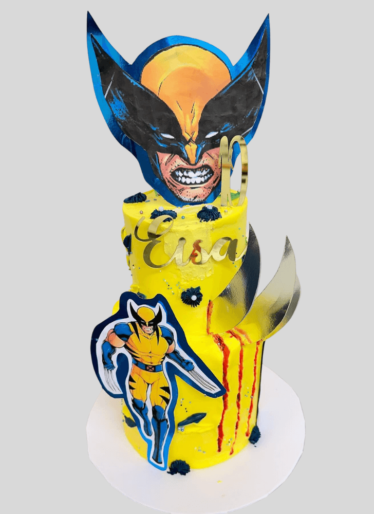 Wonderful Wolverine Cake Design