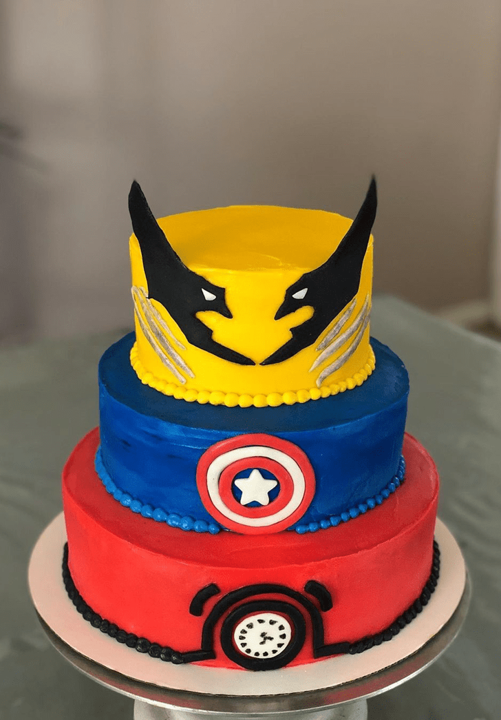 Alluring Wolverine Cake