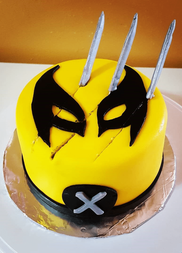 Cute Wolverine Cake