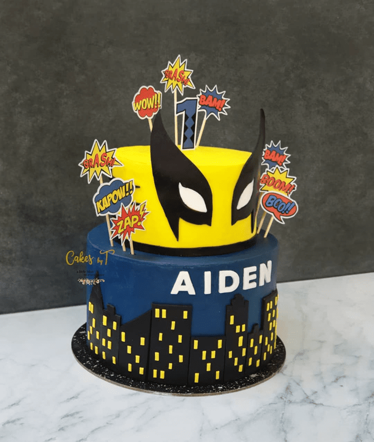 Elegant Wolverine Cake