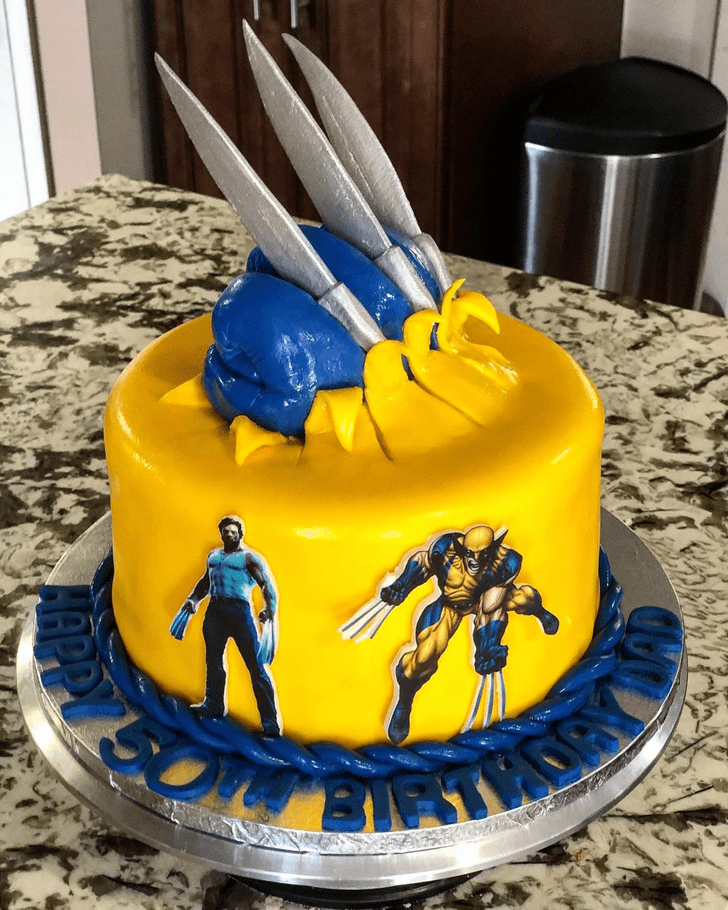 Enthralling Wolverine Cake