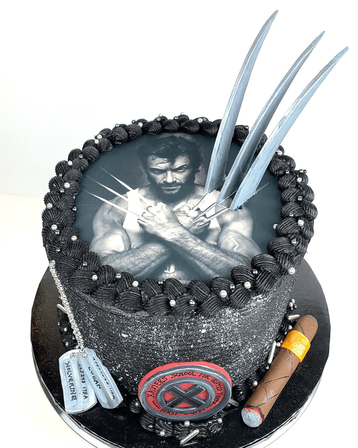 Good Looking Wolverine Cake