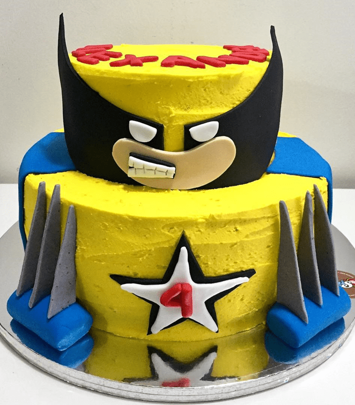 Lovely Wolverine Cake Design