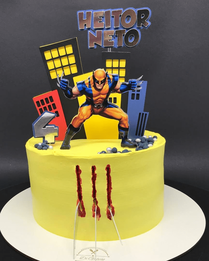 Pleasing Wolverine Cake