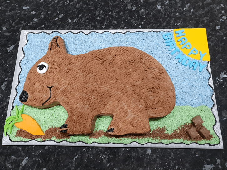 Admirable Wombat Cake Design