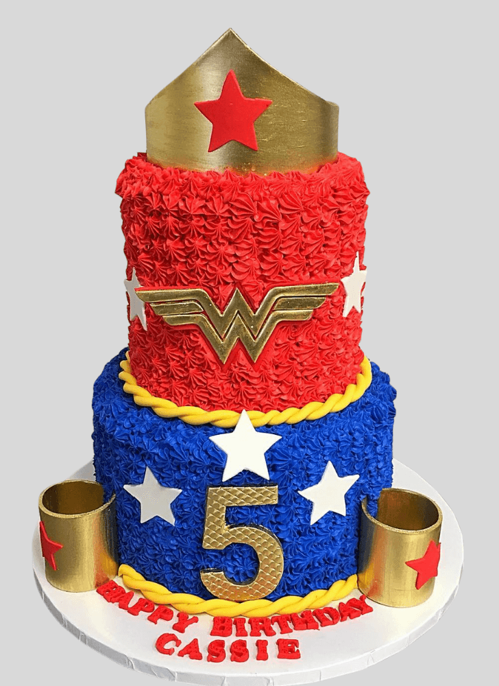 Magnificent Wonder Woman Cake