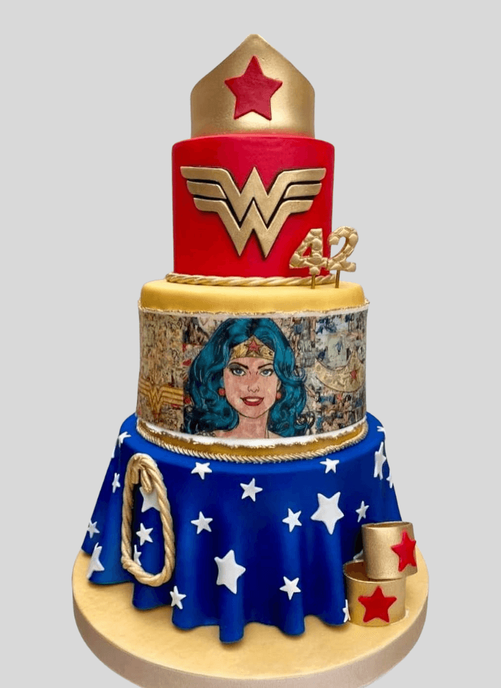 Ravishing Wonder Woman Cake