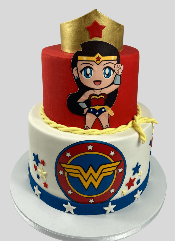Shapely Wonder Woman Cake